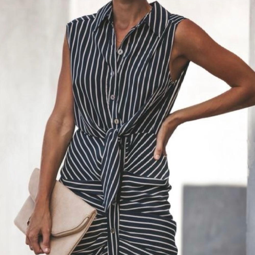Vici Encounters Button Down Dress NWOT